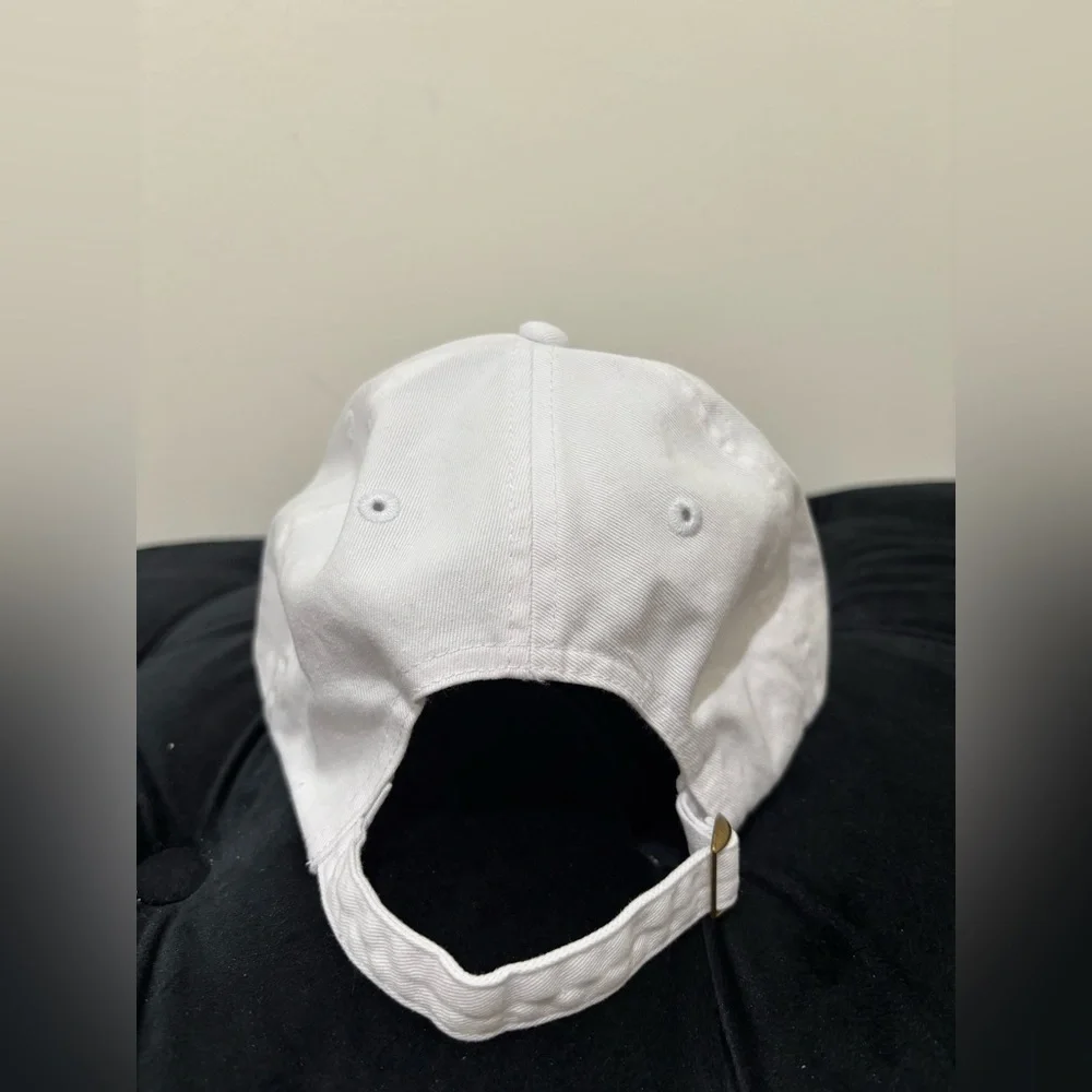 Alani Nu White Baseball Cap with Teal Embroidery